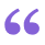 Quotation Mark Graphic for Testimonials