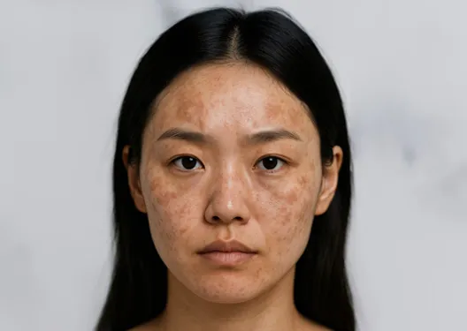 Uneven skin